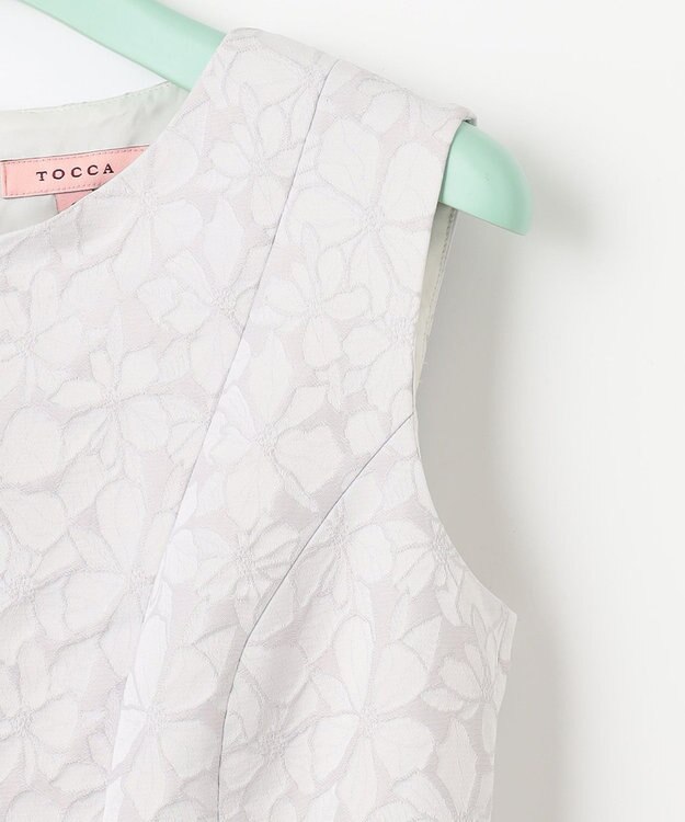 TOCCA 【洗える！】FLOWER MEADOW ドレス グレー系