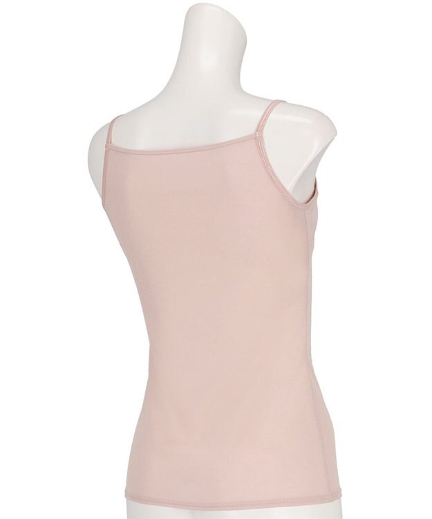 Wing インナー 汗をかいてもベタつきにくい 綿混(身生地) 抗菌防臭(身生地) 【瞬汗ドライ】 キャミソール 春 夏 EL1039 ウイング／ワコール ピーチ