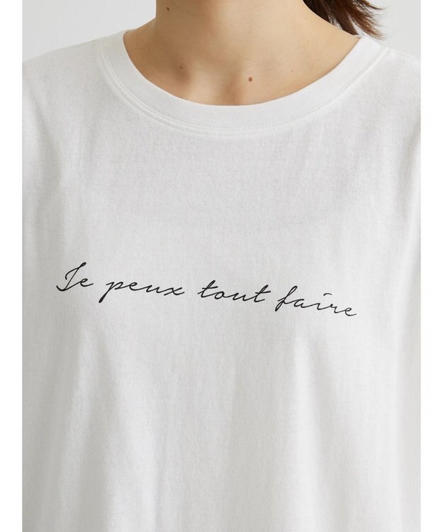 Green Parks 筆記体レギュラーＴシャツ Off White