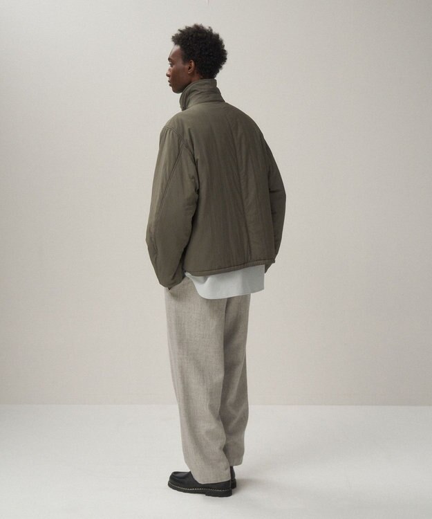 ATON MAT AIRY NYLON | ハリントンジャケット - UNISEX KHAKI
