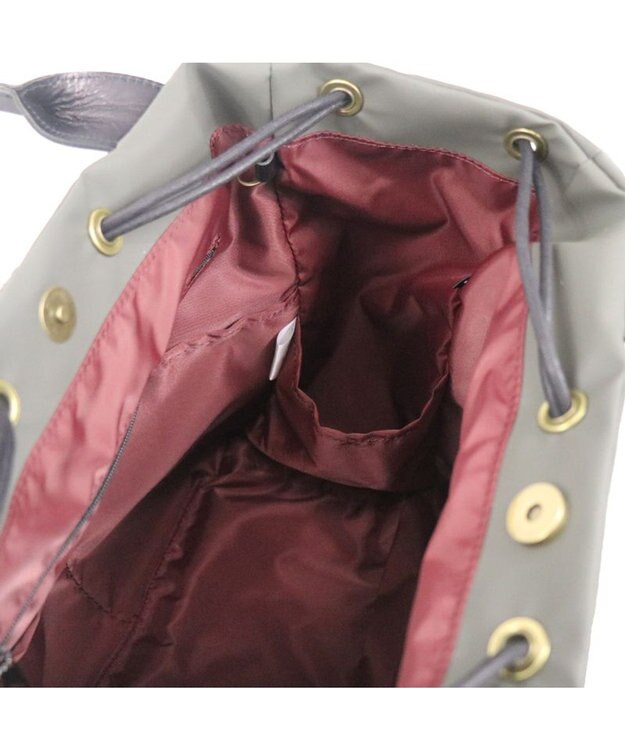 Regalo Felice 【水や汚れに強い / A4サイズ対応】巾着トート / REGALO GY(グレー)