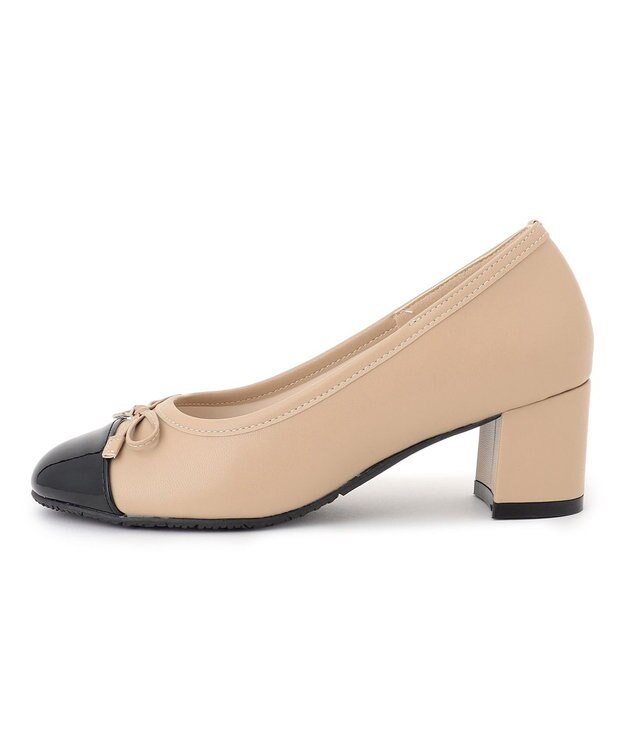 TOCCA 【晴雨兼用】TINY RIBBON RAIN PUMPS レインパンプス ベージュ系