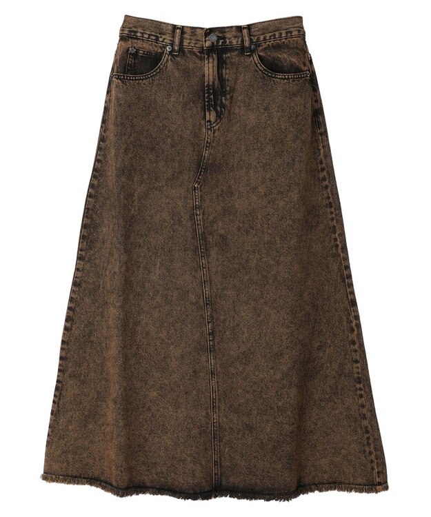 Green Parks ・ＳＵＧＡＲ　ＳＰＯＯＮ　カラーデニムスカート Brown