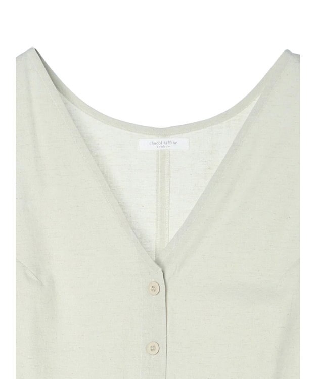 Green Parks インド 綿麻オールインワン Natural