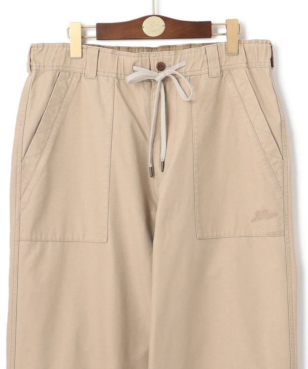 J.PRESS MEN 【NYUZELESS】ワイドベイカーパンツ ベージュ系