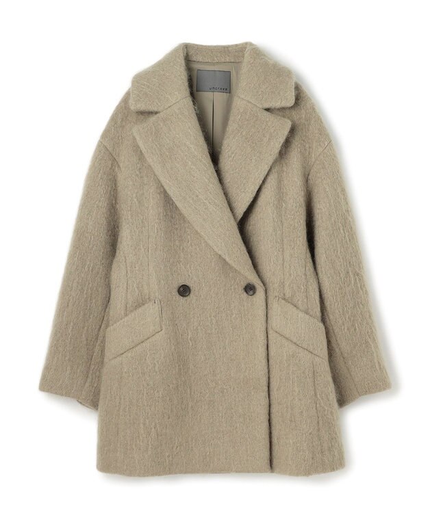 uncrave モヘアシャギー ジャコット カーキベージュ系