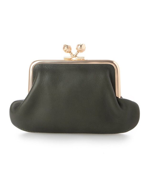 UNBILLION perche フラグメントケース付きアンティーク調ガマグチS グリーン