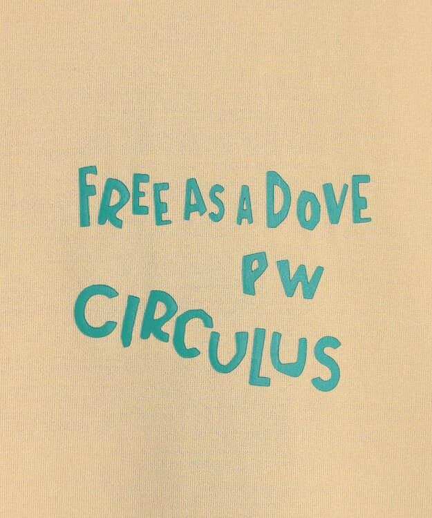 PW CIRCULUS 【MEN】DOVE グラフィックモックT ゴルフ ベージュ系