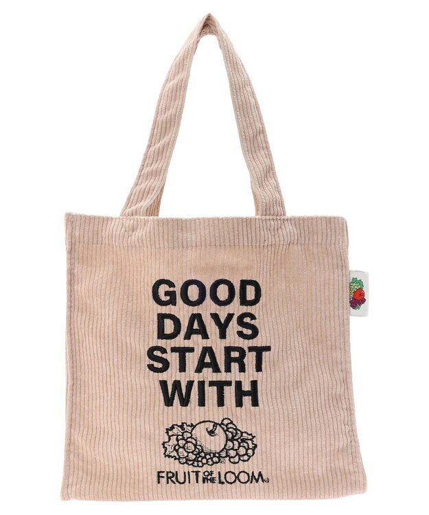 Green Parks ■ＦＲＵＩＴ　ＯＦ　ＴＨＥ　ＬＯＯＭ　コーデュロイトート Beige