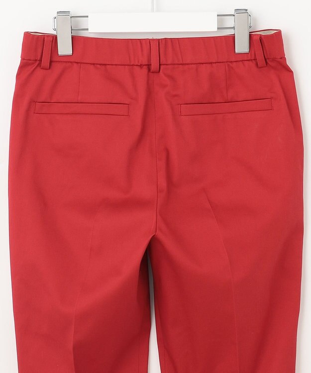 自由区 【接触冷感・吸湿・速乾・XXSサイズあり】COOLMAX テーパードパンツ レッド系