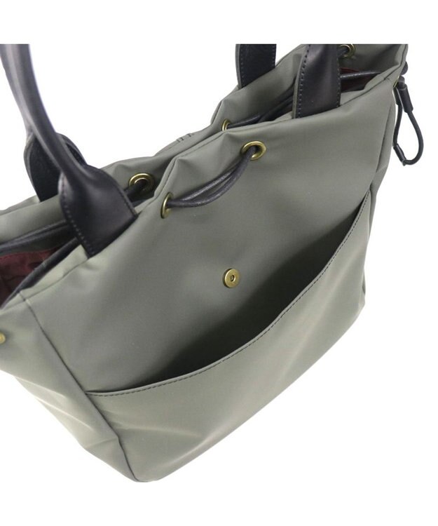 Regalo Felice 【水や汚れに強い / A4サイズ対応】巾着トート / REGALO GY(グレー)