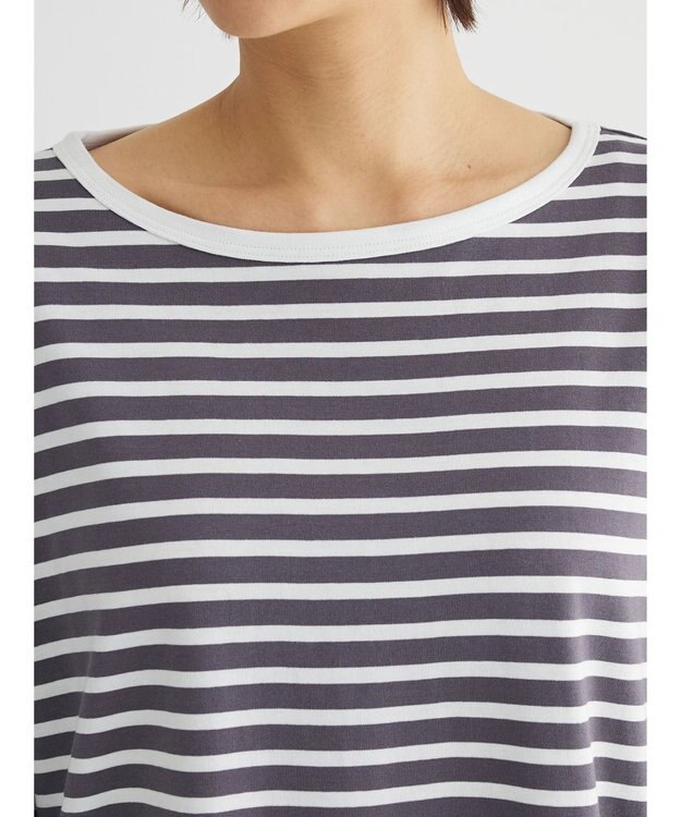 Green Parks コンパクトボーダープルオーバー Gray