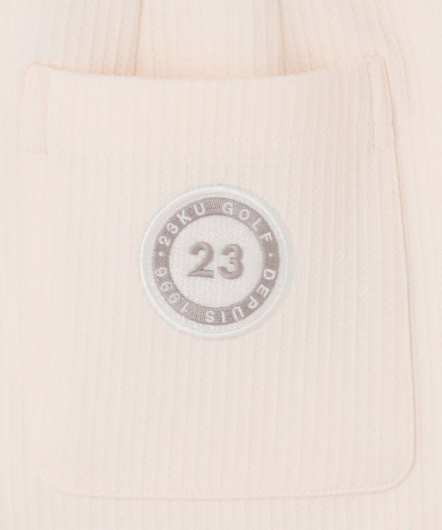 23区GOLF 【WOMEN】ヘリンボンジャージスカート ホワイト系