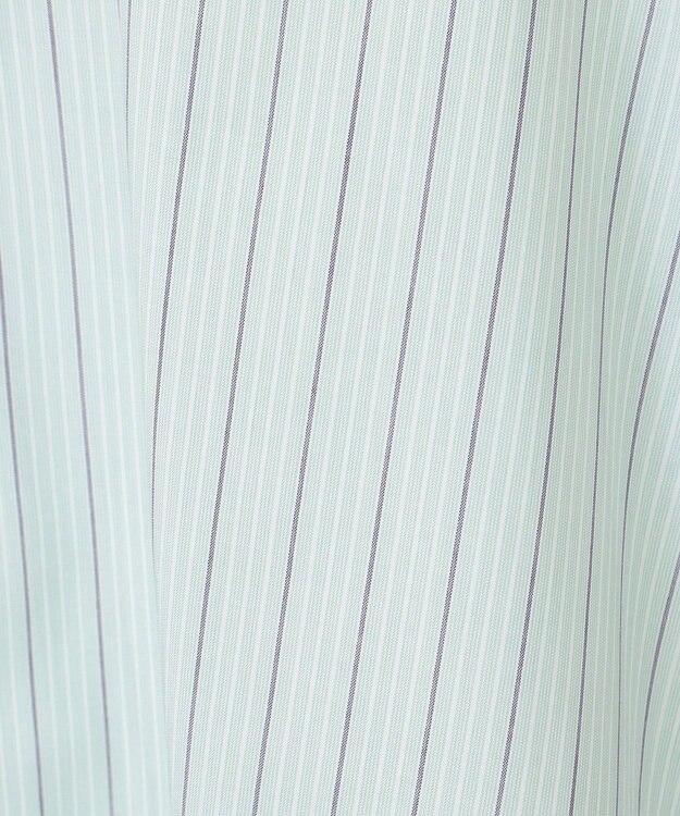 AMERICAN HOLIC シアードローコードシャツ Stripe Green