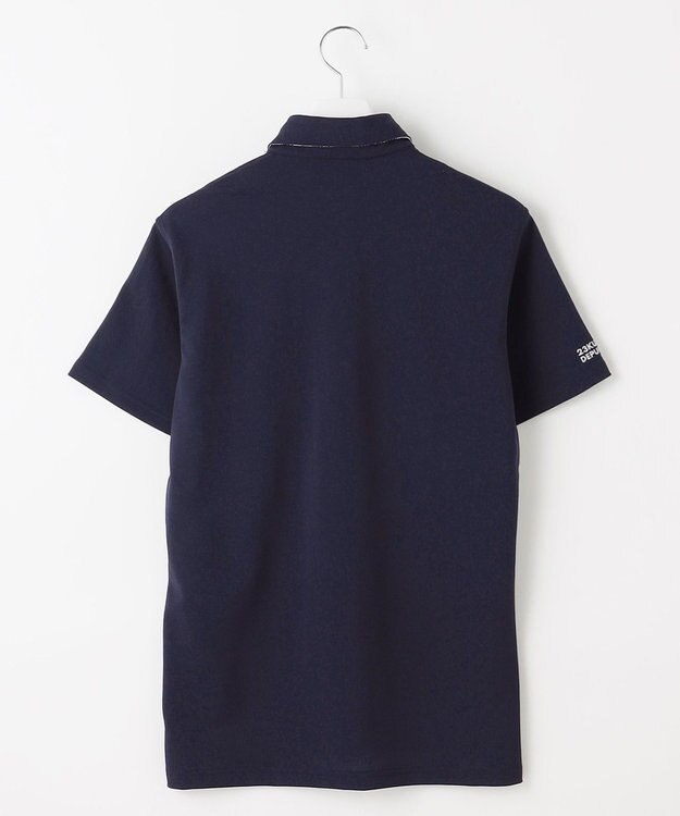 23区GOLF 【MEN】エイトムーブカノコ ストレッチポロシャツ ネイビー系