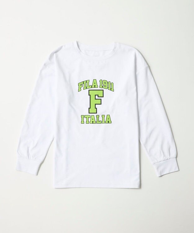 OP／FILA 【FILA】長袖被りラッシュガード ホワイト
