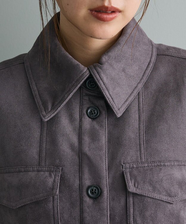 CRAFT STANDARD BOUTIQUE フェイクスエードベスト Charcoal Gray