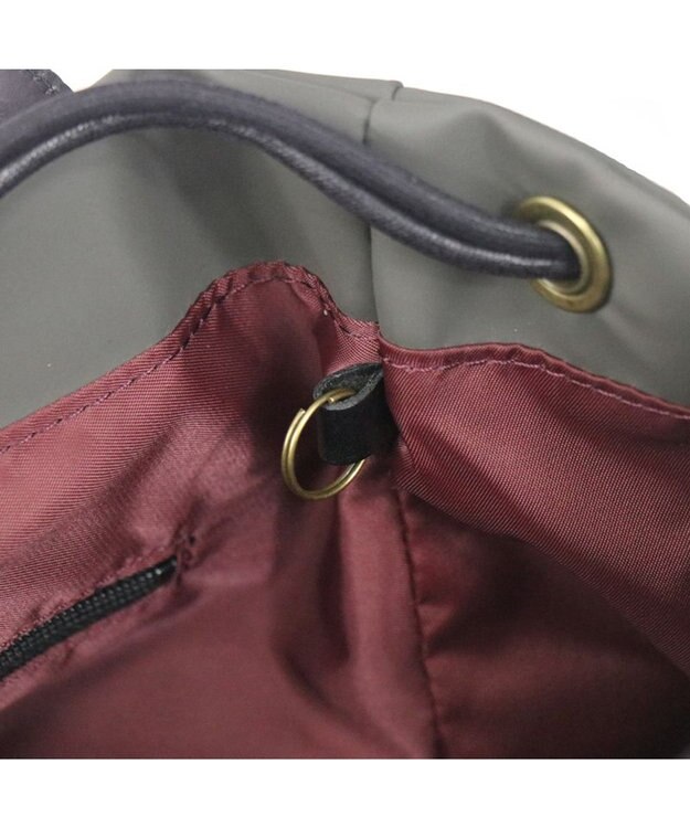 Regalo Felice 【水や汚れに強い / A4サイズ対応】巾着トート / REGALO GY(グレー)