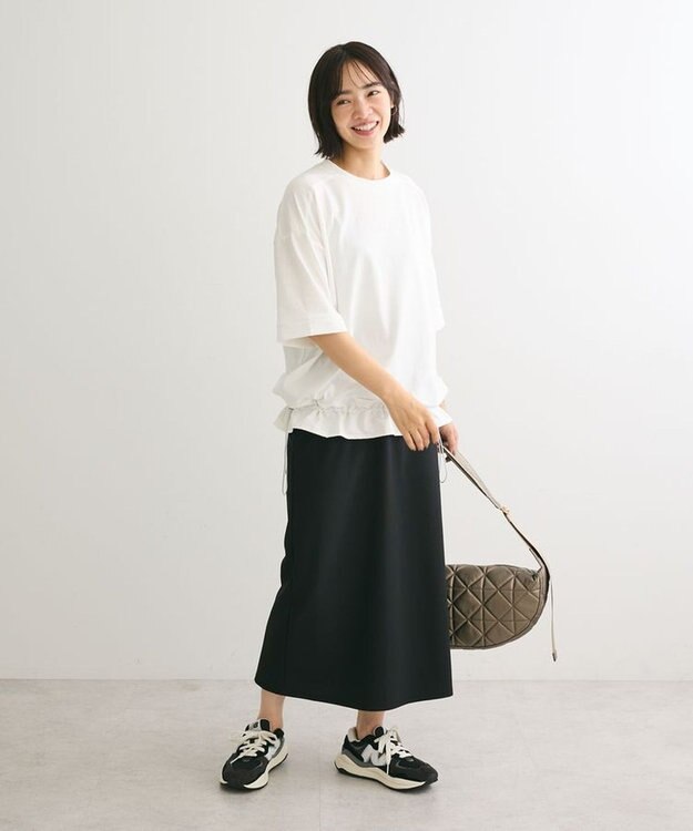 Green Parks らくスレ　Ｉラインスカート Black