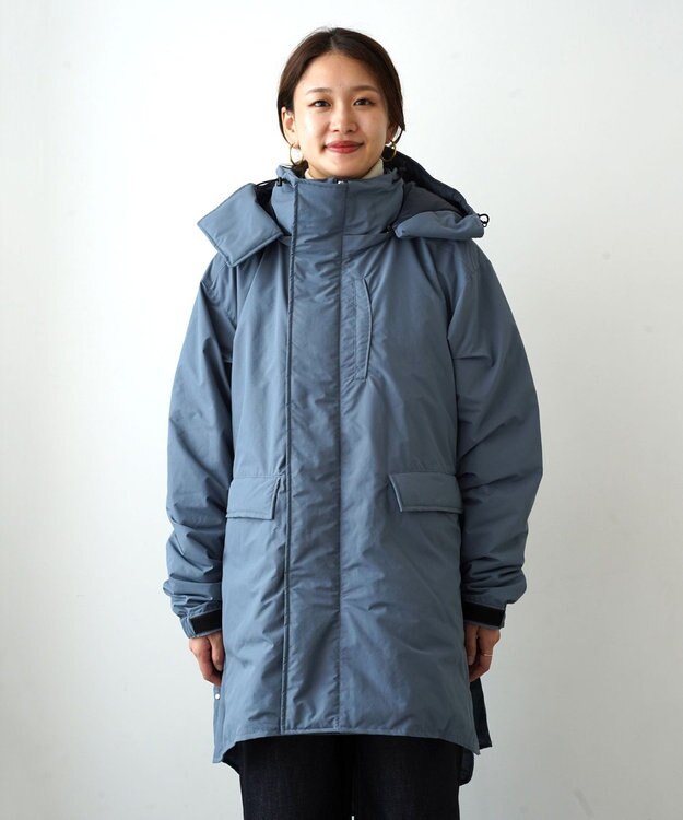 KWD 【日本製/高品質ダウン】DOWN MONSTER JACKETグリーンダウン ダウンモンスタージャケット ブルーグレー