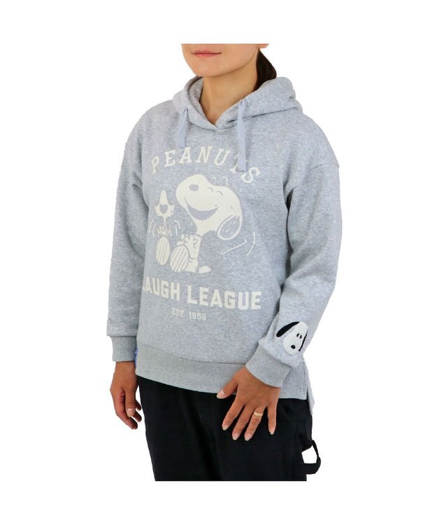 PET PARADISE スヌーピー ずっ友 お揃い パーカー 《グレー》 オーナー用 グレー