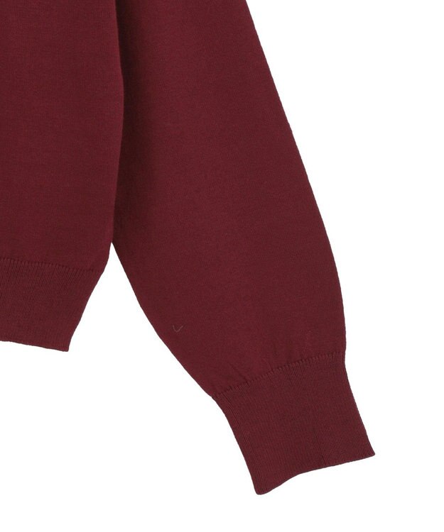 earth music&ecology ボウタイニットプルオーバー Red