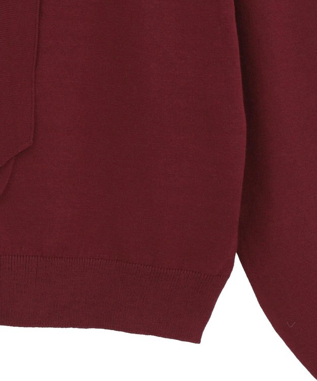 earth music&ecology ボウタイニットプルオーバー Red