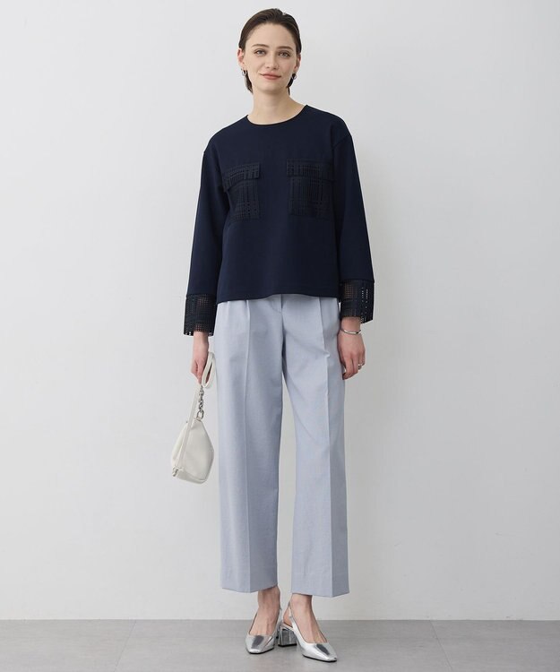 ICB L 【先行予約】LooseWeave ワイドパンツ ライトデニム