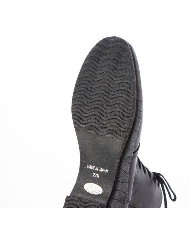 MODE ET JACOMO <D'ICI>ウェッジソールレースアップブーツ ブラック