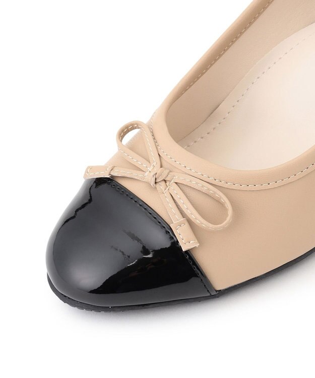 TOCCA 【晴雨兼用】TINY RIBBON RAIN PUMPS レインパンプス ベージュ系