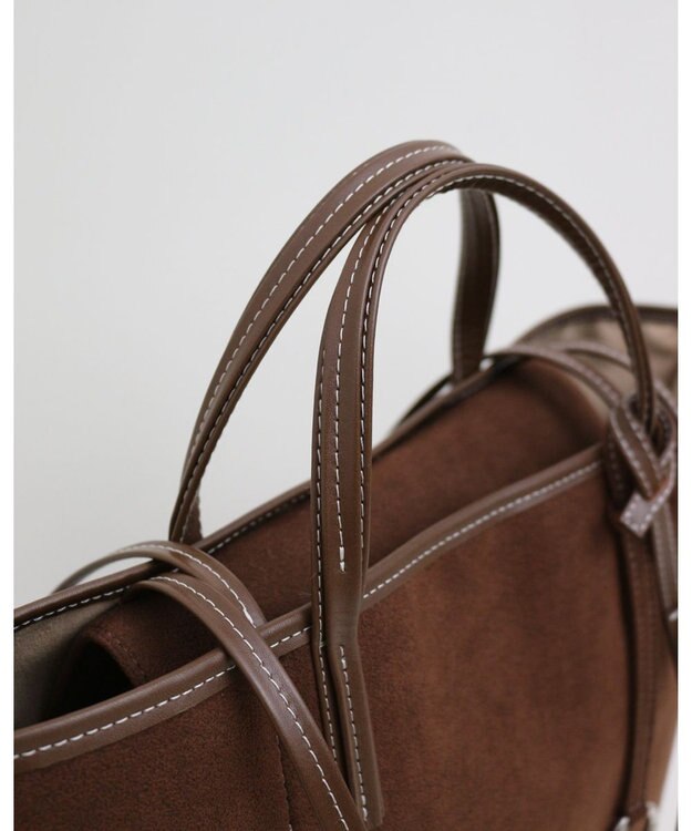 MORROW by thank 【A4サイズ収納可/軽量】VIVIAN LARGE ASスエード　ブラウン