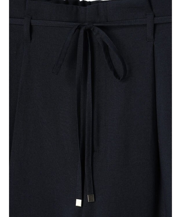 earth music&ecology リネンライクテーパードパンツ Navy