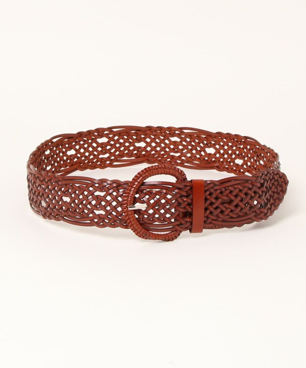 UNBILLION カシュネ cache nez / 再生革メッシュベルト キャメル