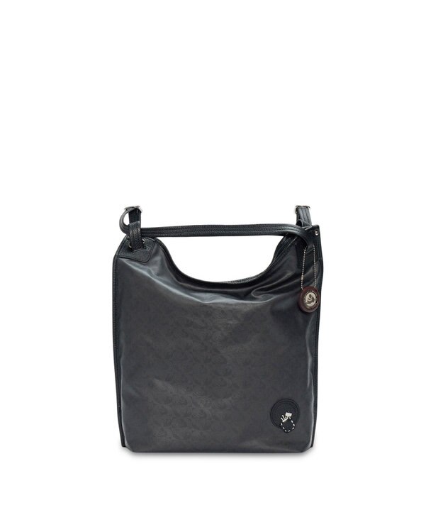 PELLE BORSA 3Way リュック/クロスボディ/ショルダー ミディバッグ Alive アライブ 4319 マットブラック