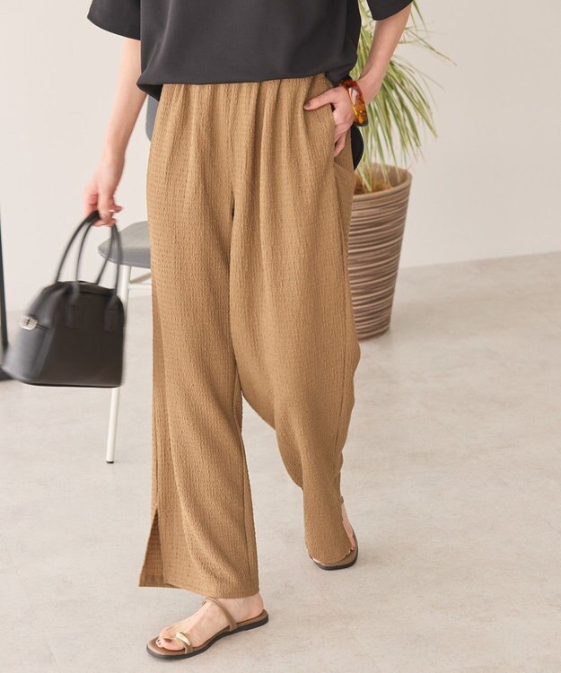 AMERICAN HOLIC シャーリングイージーパンツ Mocha