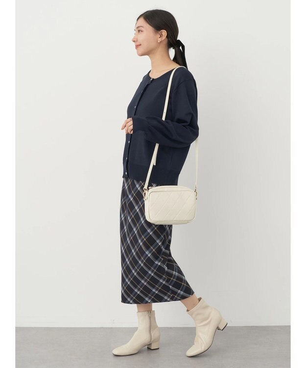 earth music&ecology いろいろ釦クルーネックカーディガン Navy