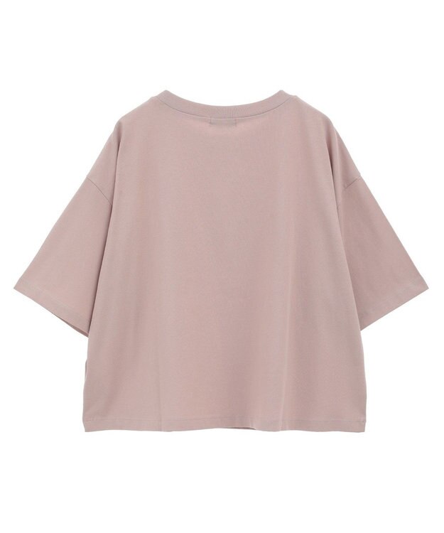 earth music&ecology 【接触冷感/洗濯機可】ＮＵＩＴＡ　ＬＡ　ＢＥＬＬＥ　ＥＴＯＩＬＥショートＴ Pink Beige