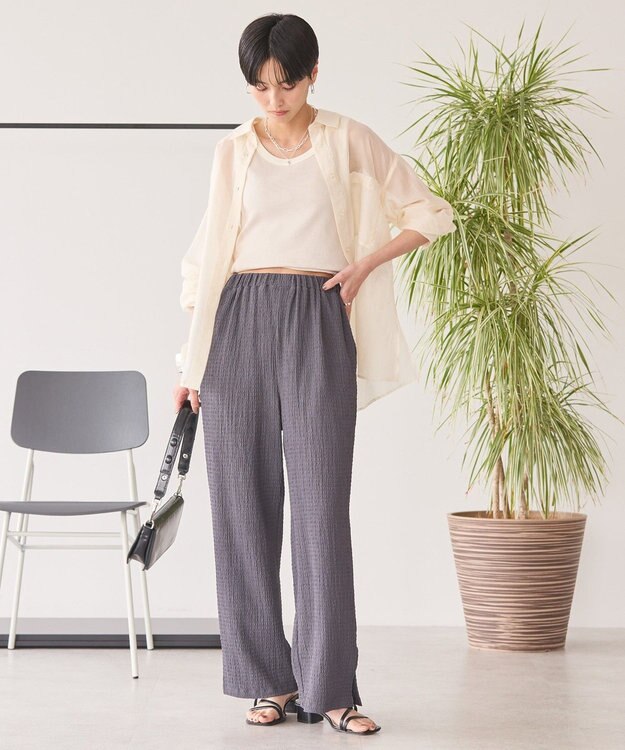 AMERICAN HOLIC シャーリングイージーパンツ Charcoal Gray