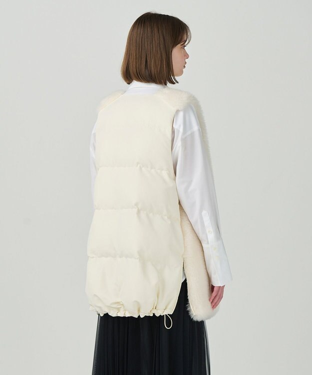 GRACE CONTINENTAL ウールボアコンビジレ キナリ