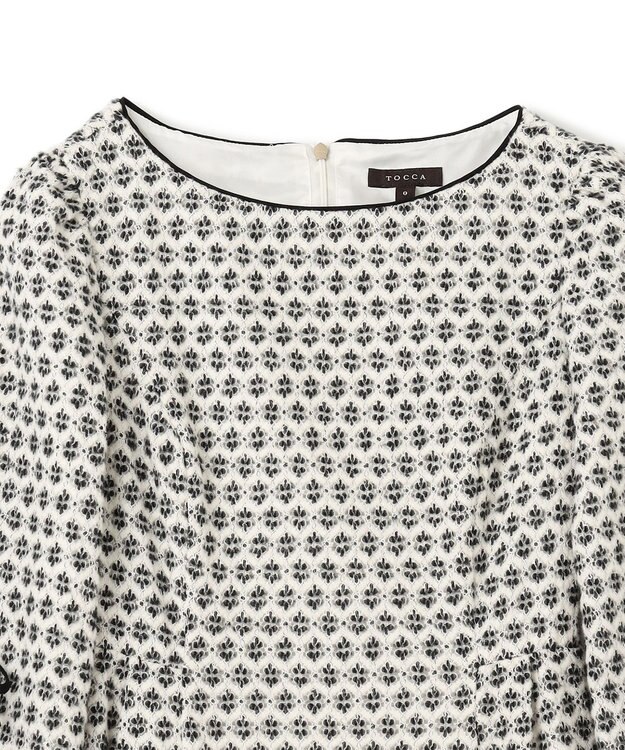 TOCCA 【WEB限定】FLOWER FLUFFY ドレス ホワイト系