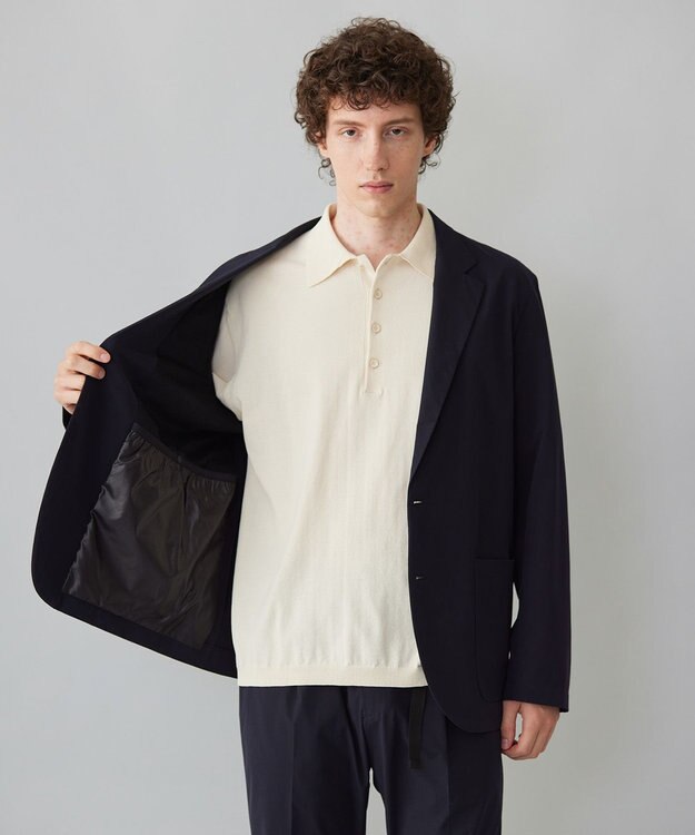 UNFILO MENS 【新色追加】FINE MOVE テーラード ジャケット [24年商品] [新色]ネイビー
