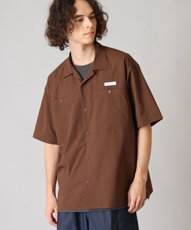 Columbia Columbia/ クリスタルロックショートスリーブシャツ /コロンビア Tobacco