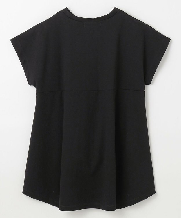 ANY L シルケットスムースチュニック ブラック