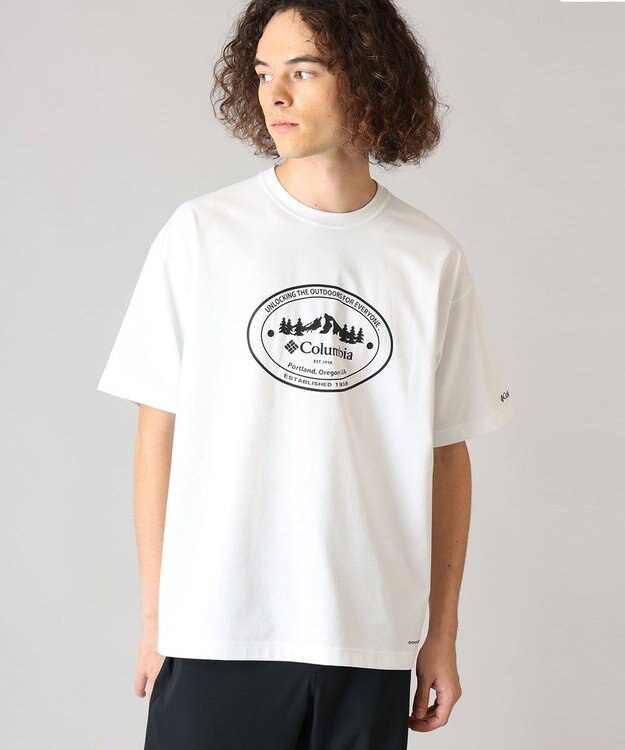 Columbia Columbia/ コールドベイダッシュショートスリーブTシャツ /コロンビア White Front Print