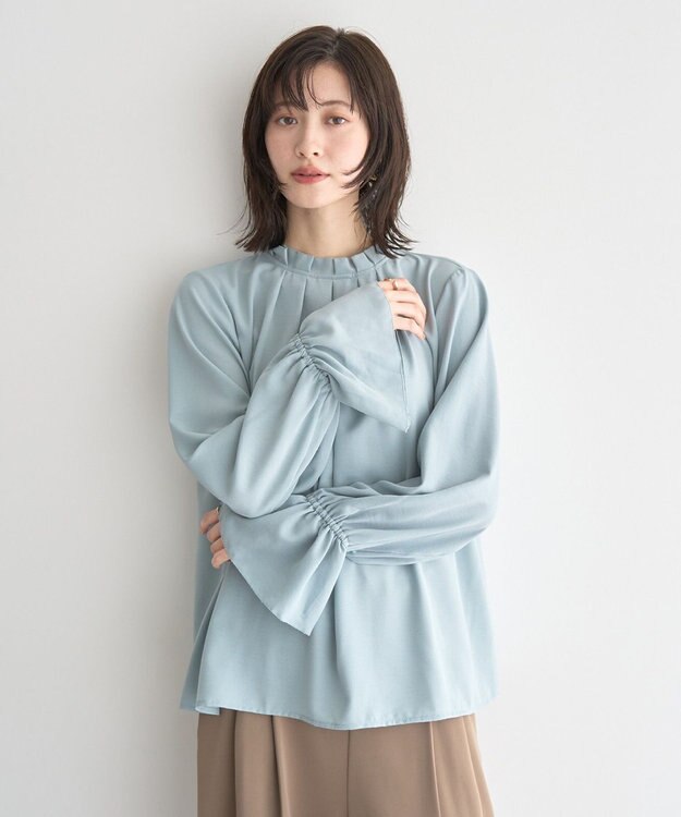 YECCA VECCA タックデザインブラウス Mint