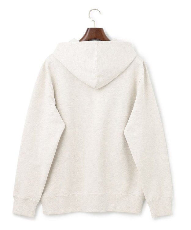 J.PRESS MEN インレージャージ クレスト刺繍パーカー ライトグレー系