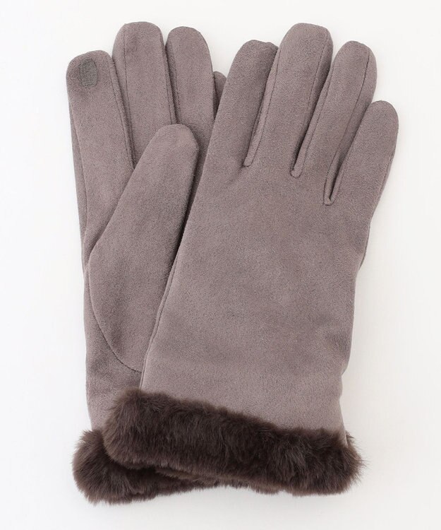 ANY ファーグローブ ブラウン