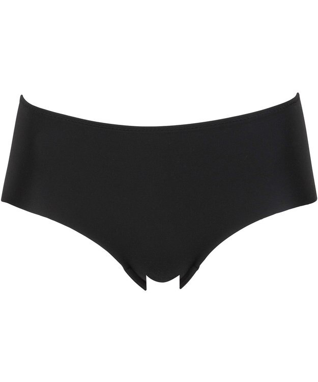 Wing 【マッチミーショーツ】 よく伸びてとけこむようにわたしに合わせてくれる ひびきにくいのに、ズレ上がりにくい はきこみ丈ふつう EC2700 ウイング／ワコール ブラック