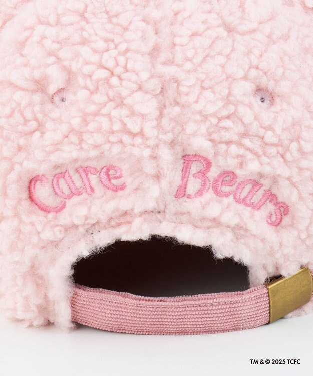 MOONBAT Care Bears(ケアベア) ボアキャップ 帽子 手洗い可能 サイズ調整可能 ペールピンク