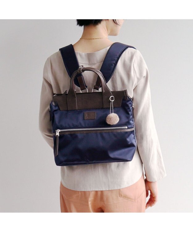 ACE BAGS & LUGGAGE Kanana project PJ-14 リュックサック 17314 カナナプロジェクト トートバッグ 2WAY ネイビー